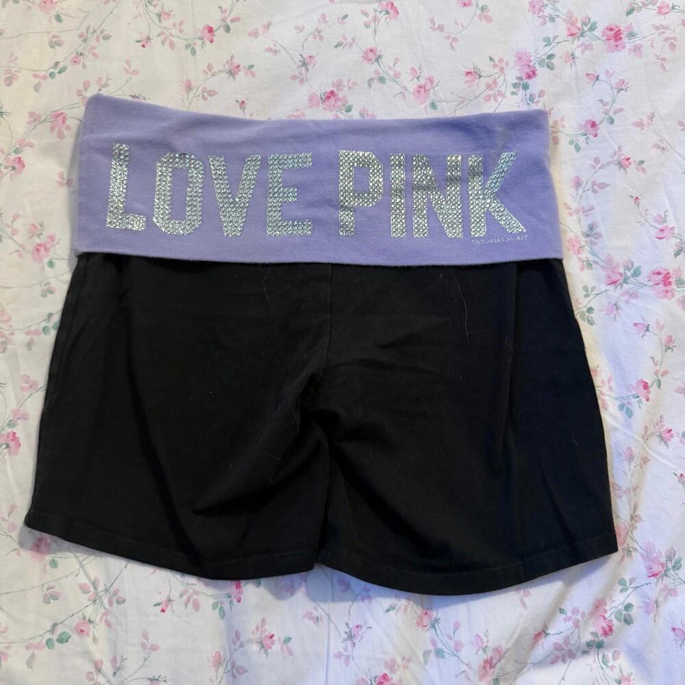 Y2K PINK Victoria Secret YOGA SHORTIE SHORTS